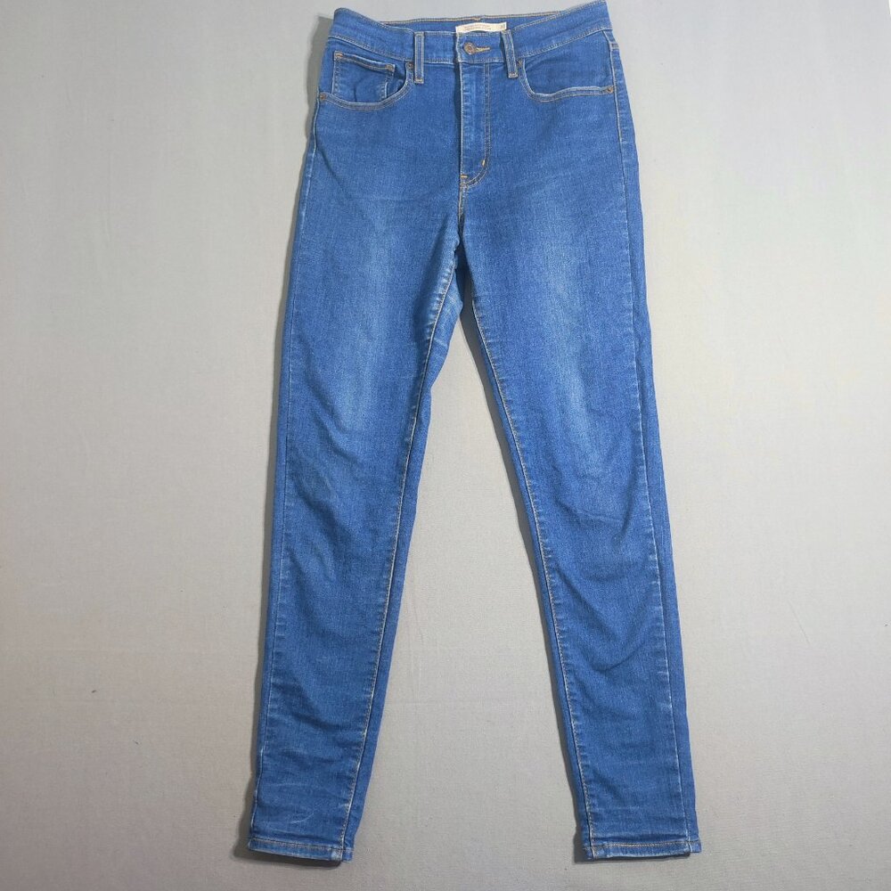 Levi's jeans women's size W30/L30 denim blue colour Mile High Super Skinny
